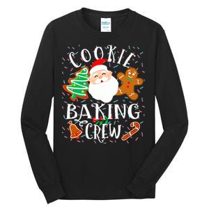 Christmas Cookie Baking Crew Cookie Crew Family Christmas Tall Long Sleeve T-Shirt