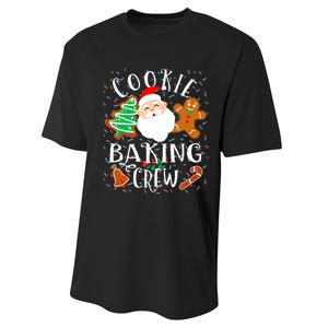 Christmas Cookie Baking Crew Cookie Crew Family Christmas Performance Sprint T-Shirt