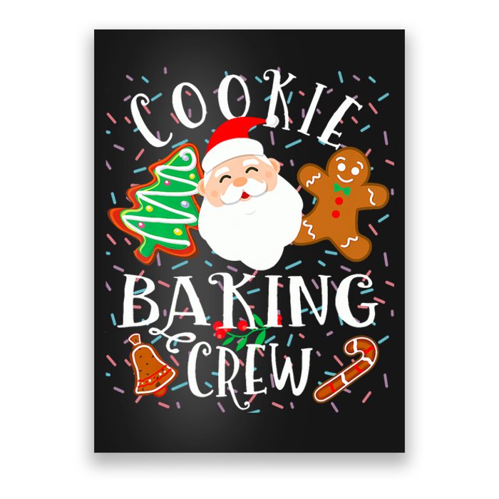 Christmas Cookie Baking Crew Cookie Crew Family Christmas Poster