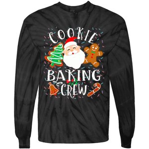 Christmas Cookie Baking Crew Cookie Crew Family Christmas Tie-Dye Long Sleeve Shirt