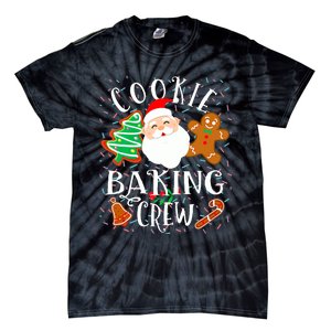 Christmas Cookie Baking Crew Cookie Crew Family Christmas Tie-Dye T-Shirt