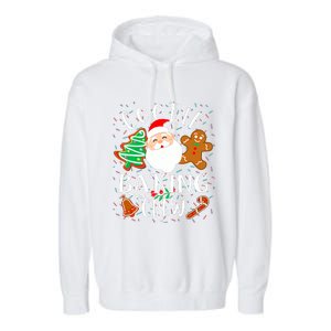 Christmas Cookie Baking Crew Cookie Crew Family Christmas Garment-Dyed Fleece Hoodie