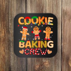 Christmas Cookie Baking Crew Family Baking Team Funny Cookie Coaster