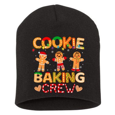 Christmas Cookie Baking Crew Family Baking Team Funny Cookie Short Acrylic Beanie