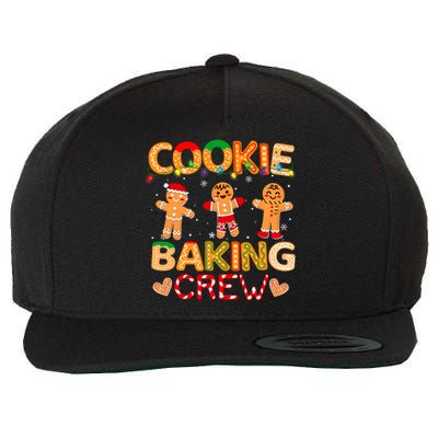 Christmas Cookie Baking Crew Family Baking Team Funny Cookie Wool Snapback Cap