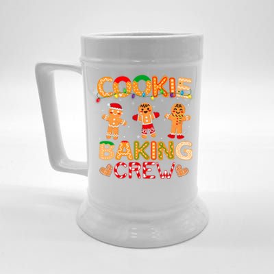 Christmas Cookie Baking Crew Family Baking Team Funny Cookie Beer Stein