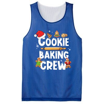 Christmas Cookie Baking Crew Funny Pajamas Family Xmas Funny Gift Great Gift Mesh Reversible Basketball Jersey Tank