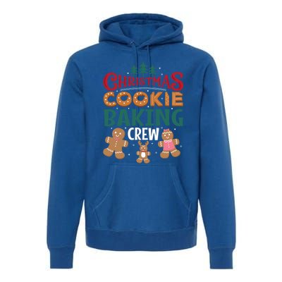 Christmas Cookie Baking Crew Gingerbread Team Santa Family Gift Premium Hoodie