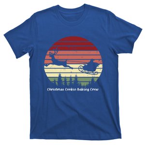 Christmas Cookie Baking Crew Funny Santa Sleigh Gift T-Shirt