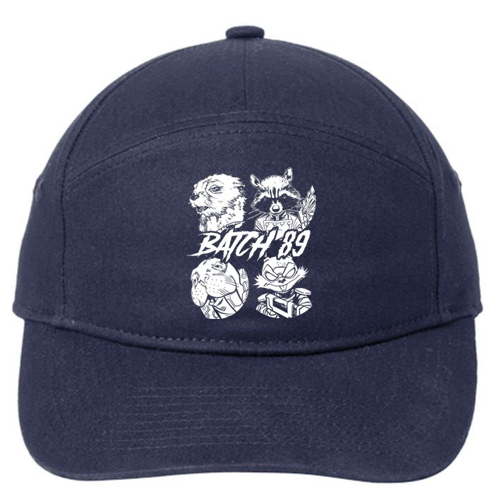 Comfort Colors Batch 89 Rocket And Friends 7-Panel Snapback Hat