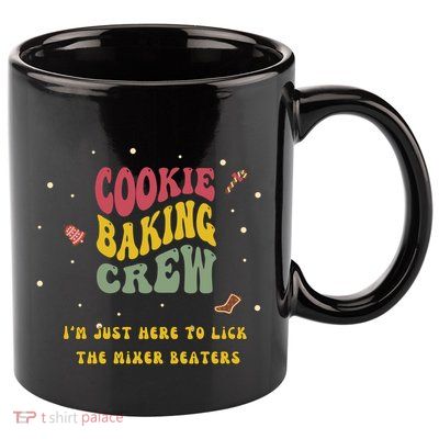 Christmas Cookie Baking Crew Gift 11oz C Handle Ceramic Mug