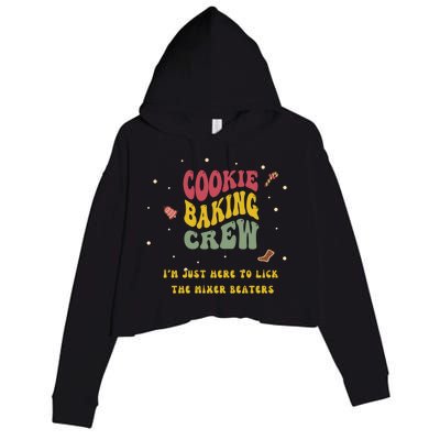 Christmas Cookie Baking Crew Gift Crop Fleece Hoodie