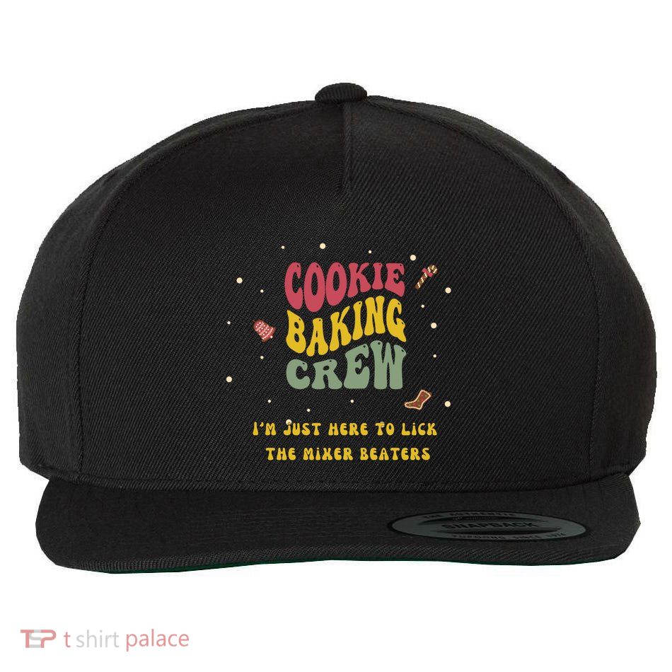 Christmas Cookie Baking Crew Gift Wool Snapback Cap