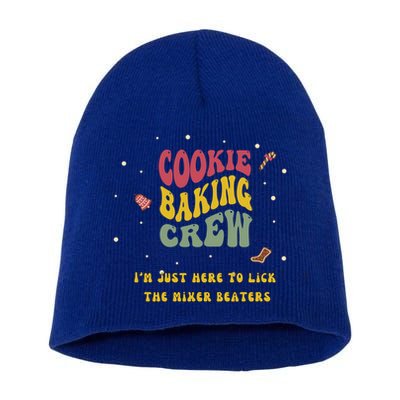 Christmas Cookie Baking Crew Gift Short Acrylic Beanie