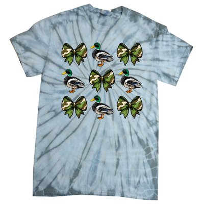 Camo Coquette Bow Duck Hunt Mallard Duck Hunting Tie-Dye T-Shirt