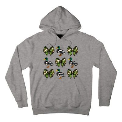 Camo Coquette Bow Duck Hunt Mallard Duck Hunting Tall Hoodie