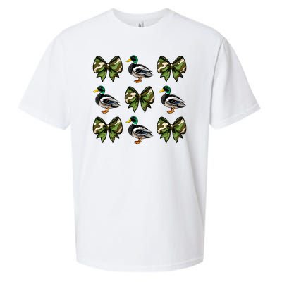 Camo Coquette Bow Duck Hunt Mallard Duck Hunting Sueded Cloud Jersey T-Shirt