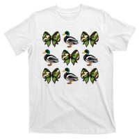 Camo Coquette Bow Duck Hunt Mallard Duck Hunting T-Shirt