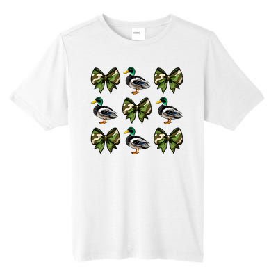 Camo Coquette Bow Duck Hunt Mallard Duck Hunting Tall Fusion ChromaSoft Performance T-Shirt