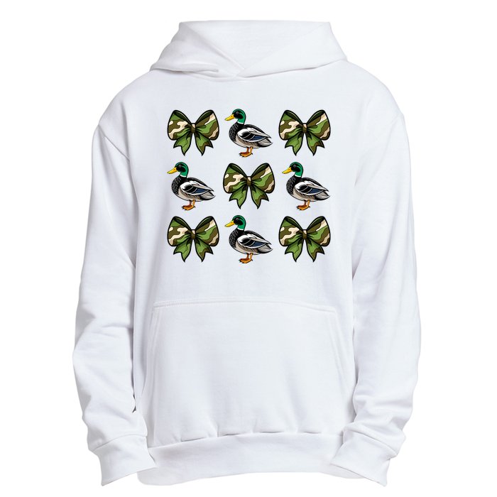 Camo Coquette Bow Duck Hunt Mallard Duck Hunting Urban Pullover Hoodie