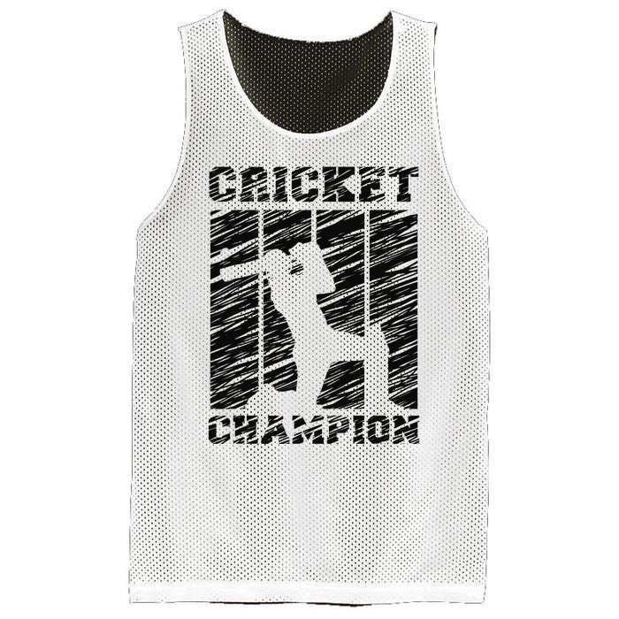 Cricketer Cricketing Bat And Ball Sport Retro Cricket Player Mesh Reversible Basketball Jersey Tank