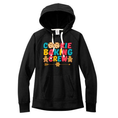 Christmas Cookie Baking Crew Vintage Gingerbread Family Xmas Gift Women's Fleece Hoodie