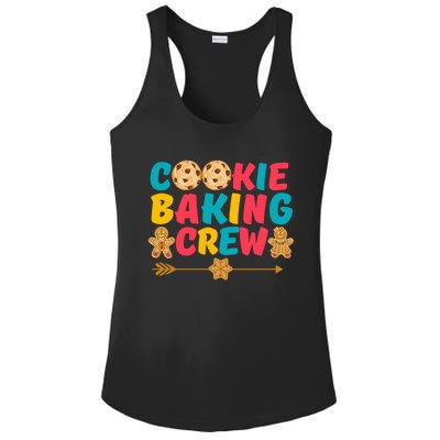 Christmas Cookie Baking Crew Vintage Gingerbread Family Xmas Gift Ladies PosiCharge Competitor Racerback Tank