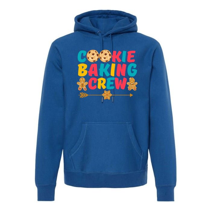 Christmas Cookie Baking Crew Vintage Gingerbread Family Xmas Gift Premium Hoodie