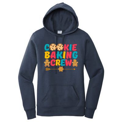 Christmas Cookie Baking Crew Vintage Gingerbread Family Xmas Gift Women's Pullover Hoodie