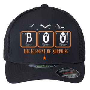 Cute Chemistry Boo The Element Of Surprise Chemist Halloween Flexfit Unipanel Trucker Cap