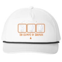 Cute Chemistry Boo The Element Of Surprise Chemist Halloween Snapback Five-Panel Rope Hat