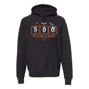 Cute Chemistry Boo The Element Of Surprise Chemist Halloween Premium Hoodie