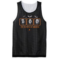 Cute Chemistry Boo The Element Of Surprise Chemist Halloween Mesh Reversible Basketball Jersey Tank