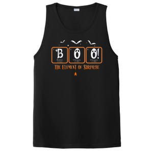 Cute Chemistry Boo The Element Of Surprise Chemist Halloween PosiCharge Competitor Tank