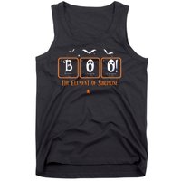 Cute Chemistry Boo The Element Of Surprise Chemist Halloween Tank Top