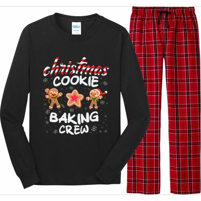 Christmas Cookie Baking Crew Xmas Cookie Exchange Gift Long Sleeve Pajama Set