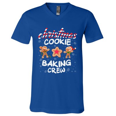 Christmas Cookie Baking Crew Xmas Cookie Exchange Gift V-Neck T-Shirt