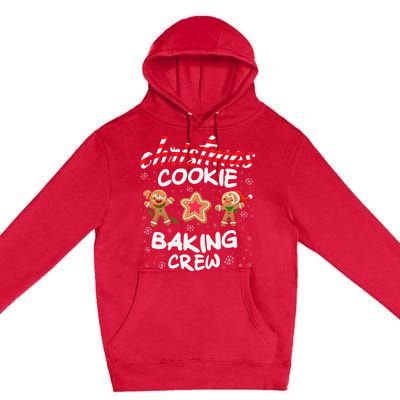 Christmas Cookie Baking Crew Xmas Cookie Exchange Gift Premium Pullover Hoodie