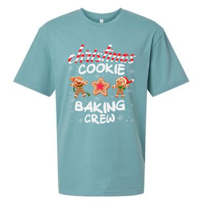 Christmas Cookie Baking Crew Xmas Cookie Exchange Gift Sueded Cloud Jersey T-Shirt