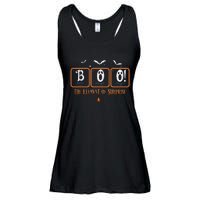 Cute Chemistry Boo The Element Of Surprise Chemist Halloween Ladies Essential Flowy Tank