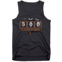 Cute Chemistry Boo The Element Of Surprise Chemist Halloween Tank Top