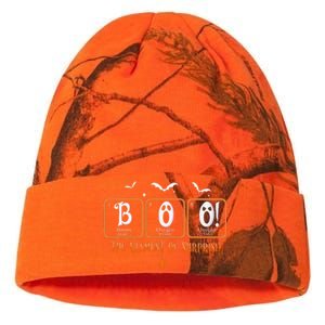 Cute Chemistry Boo The Element Of Surprise Chemist Halloween Kati Licensed 12" Camo Beanie