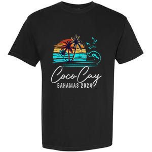 Coco Cay Bahamas 2024 Retro Summer Vacation Matching Group Garment-Dyed Heavyweight T-Shirt