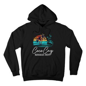 Coco Cay Bahamas 2024 Retro Summer Vacation Matching Group Hoodie