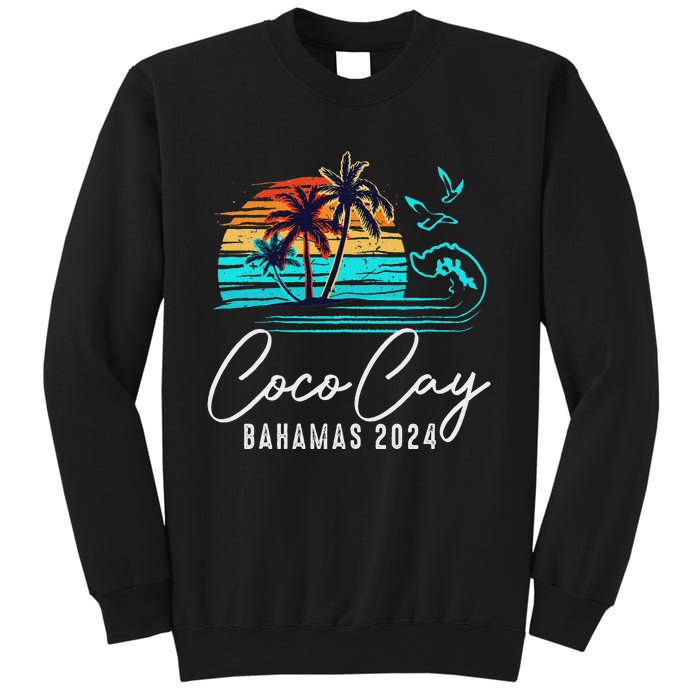 Coco Cay Bahamas 2024 Retro Summer Vacation Matching Group Sweatshirt