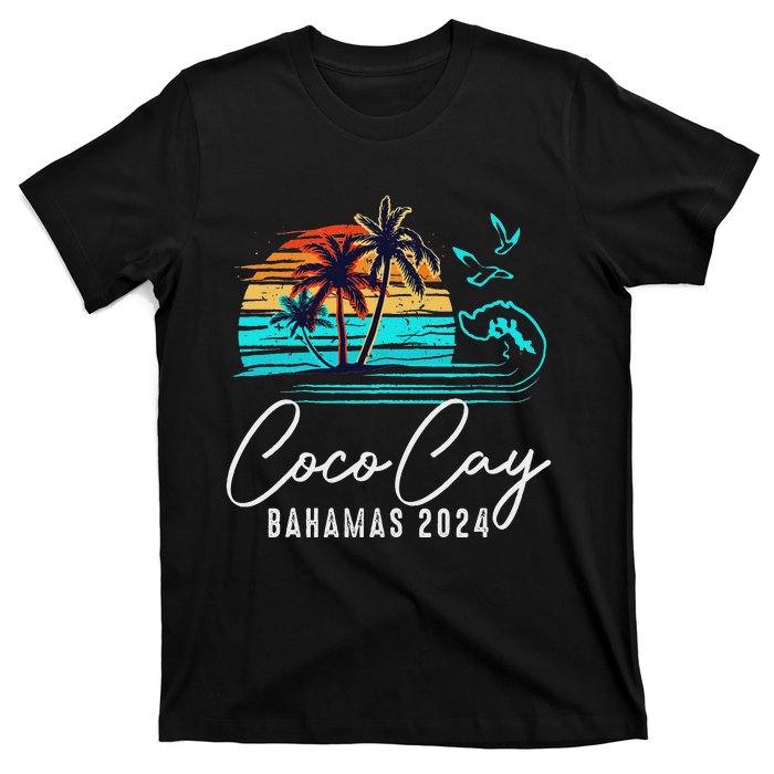 Coco Cay Bahamas 2024 Retro Summer Vacation Matching Group T-Shirt