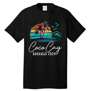 Coco Cay Bahamas 2024 Retro Summer Vacation Matching Group Tall T-Shirt