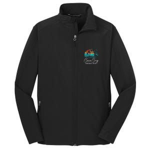 Coco Cay Bahamas 2024 Retro Summer Vacation Matching Group Core Soft Shell Jacket