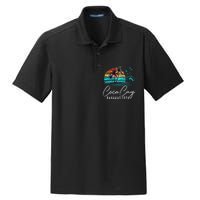 Coco Cay Bahamas 2024 Retro Summer Vacation Matching Group Dry Zone Grid Polo