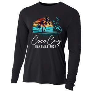 Coco Cay Bahamas 2024 Retro Summer Vacation Matching Group Cooling Performance Long Sleeve Crew